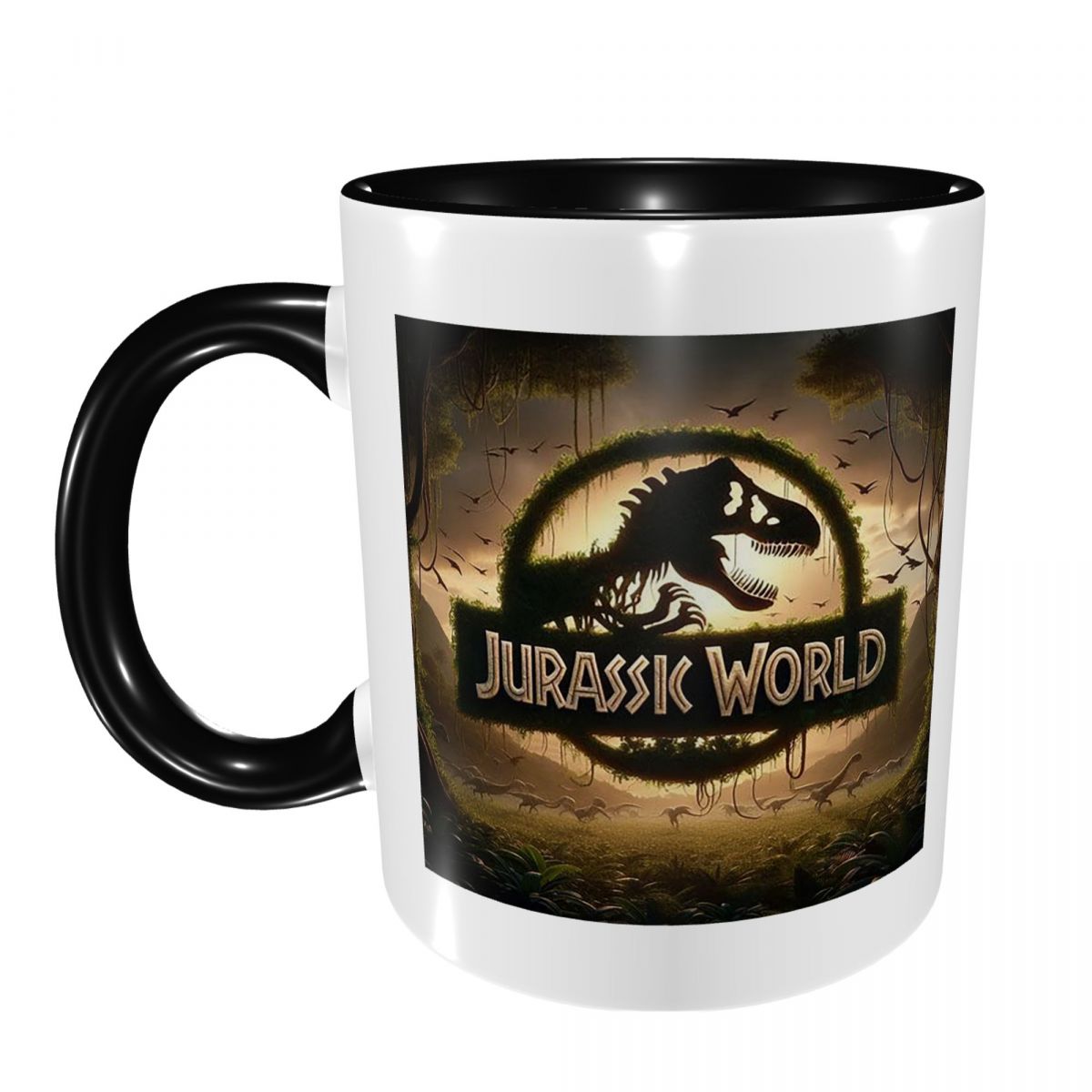 Coffee Tea World - Kubek Jurassic World Śmieszny Ceramiczny Kubek