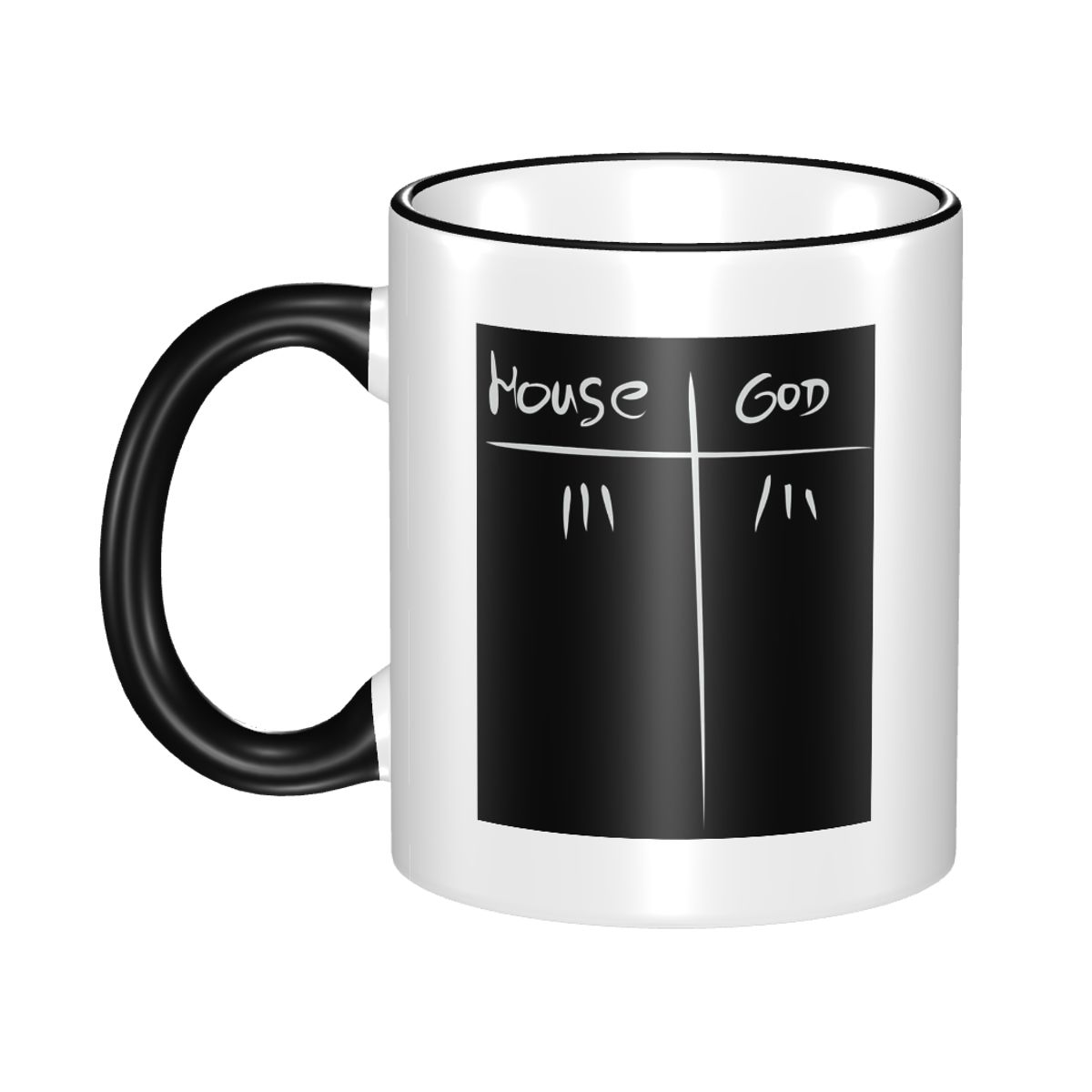 Coffee Vs Tea - Kubek House MD VS GOD Śmieszny