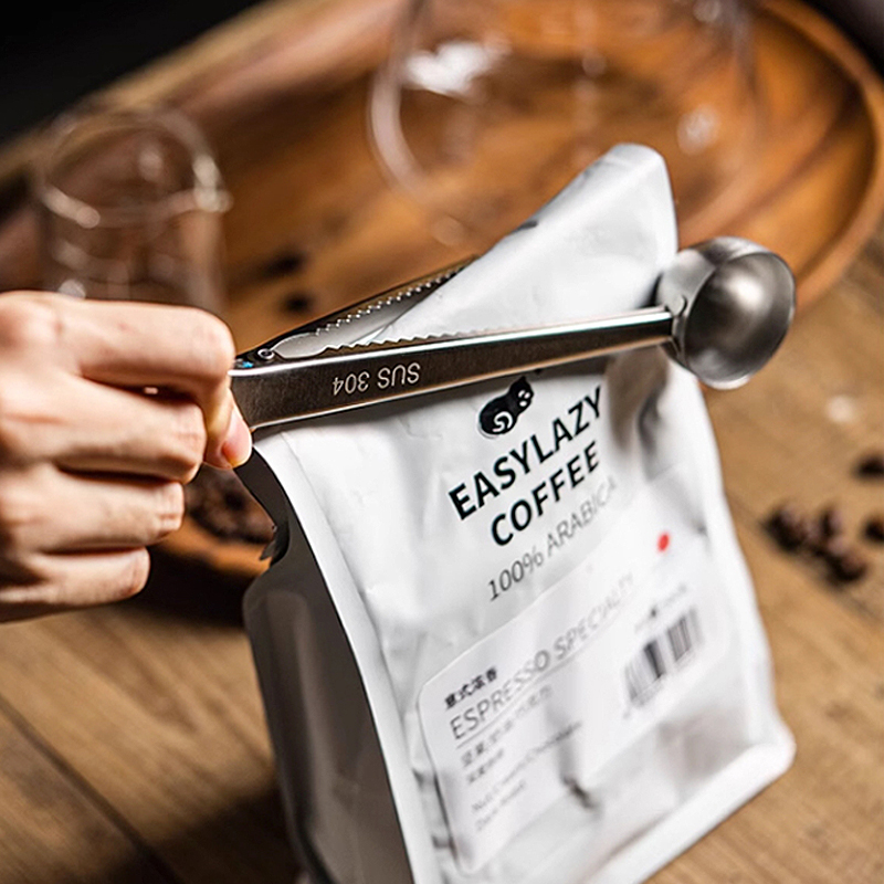 Coffee Tea And Bean Leaf - Nowa łyżeczka do kawy ze stali