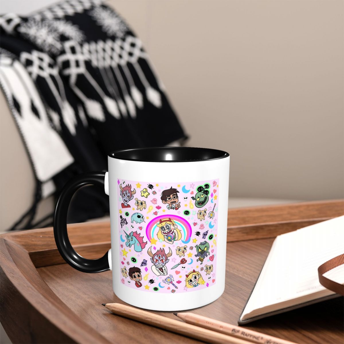 Coffee Vs Tea - Star kontra Siły Zła! Kubek Koc