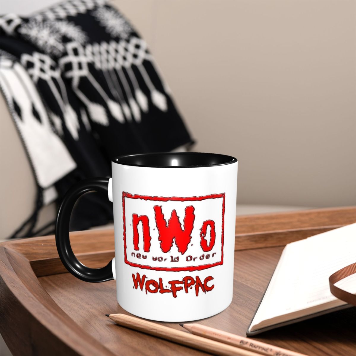 Coffee Tea World - Kubek NWO Nowy Porządek Świata Wrestling