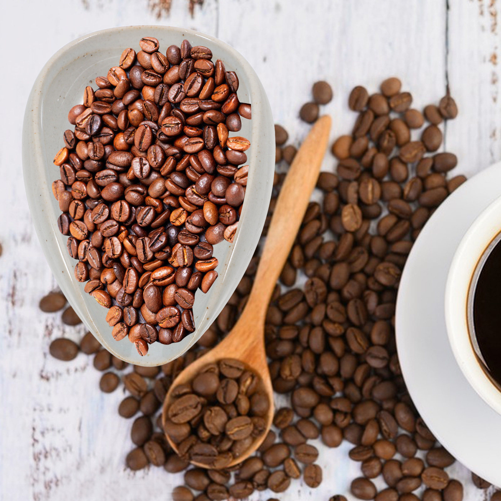Ceramiczna taca dozująca ziarn – Coffee Tea And Bean Leaf recenzja i cena