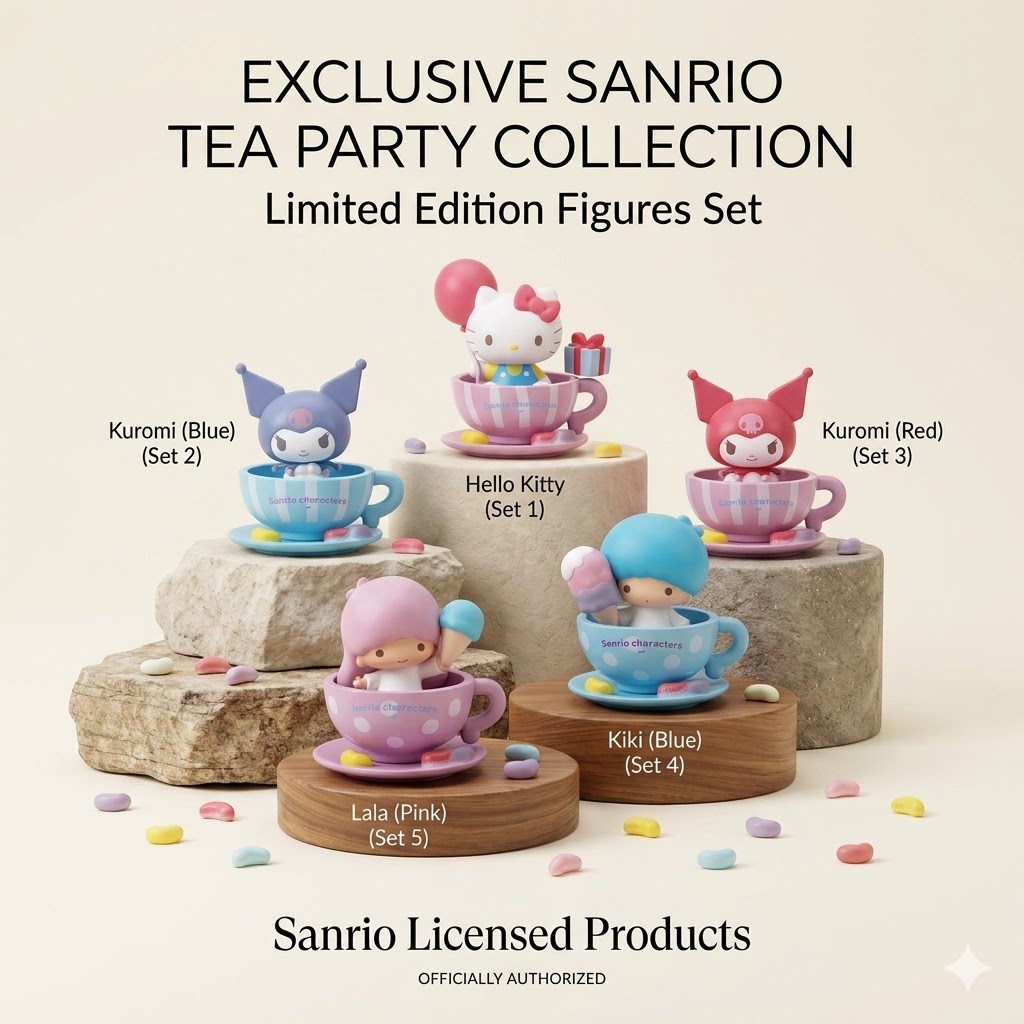 Licencjonowane figurki Sanrio  – Coffee Tea Shop recenzja i cena