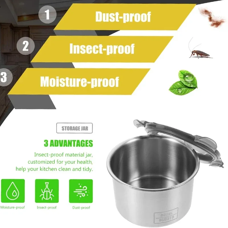 Pojemnik na żywność ze stali n – Coffee Tea And Bean Leaf recenzja i cena