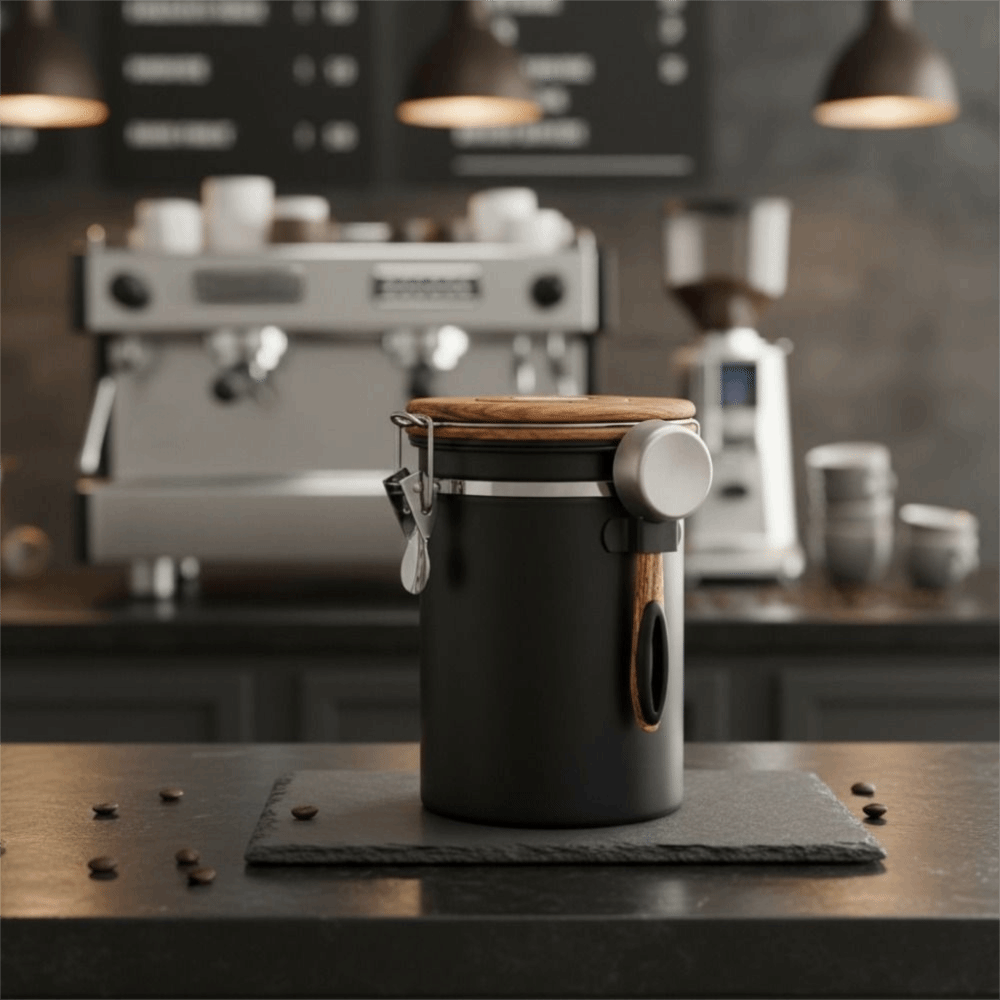 Pojemnik na ziarna kawy ze sta – Coffee Tea And Bean Leaf recenzja i cena