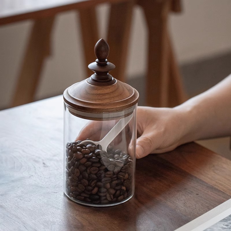 Słoik na ziarna kawy do użytku – Coffee Tea And Bean Leaf recenzja i cena