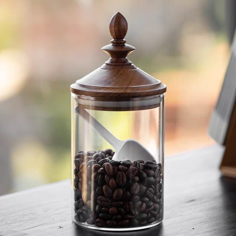 Słoik na ziarna kawy do użytku – Coffee Tea And Bean Leaf recenzja i cena