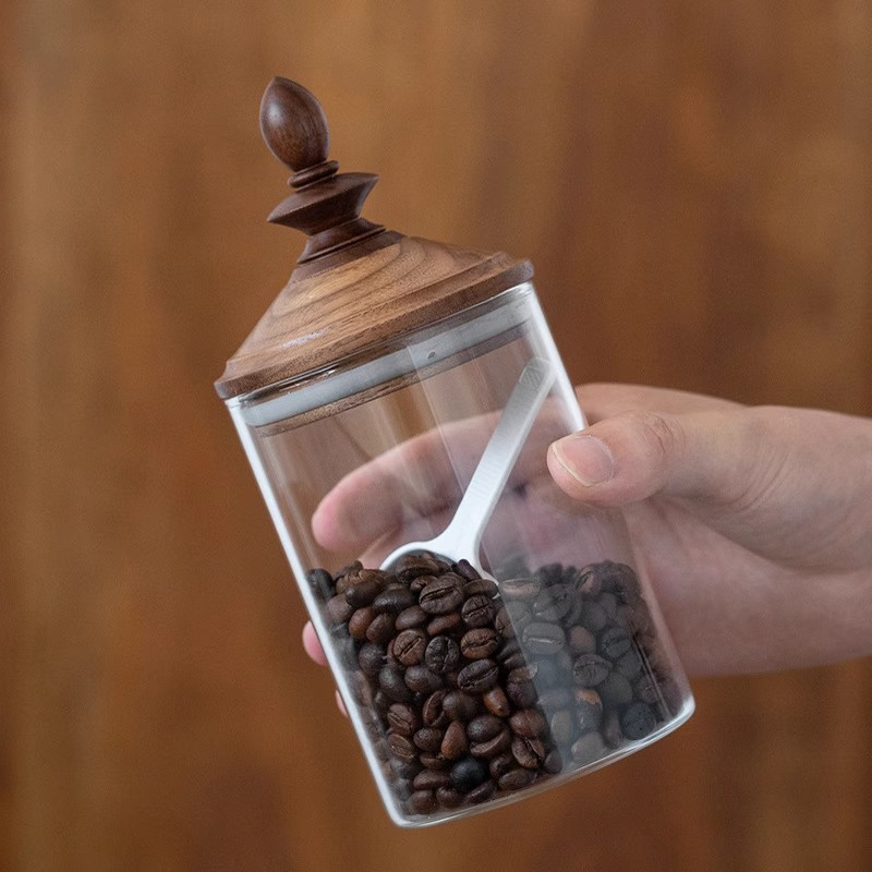 Słoik na ziarna kawy do użytku – Coffee Tea And Bean Leaf recenzja i cena