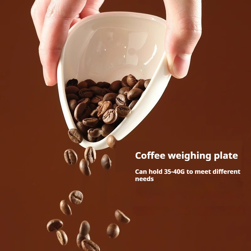 Ceramiczna taca dozująca ziarn – Coffee Tea And Bean Leaf recenzja i cena