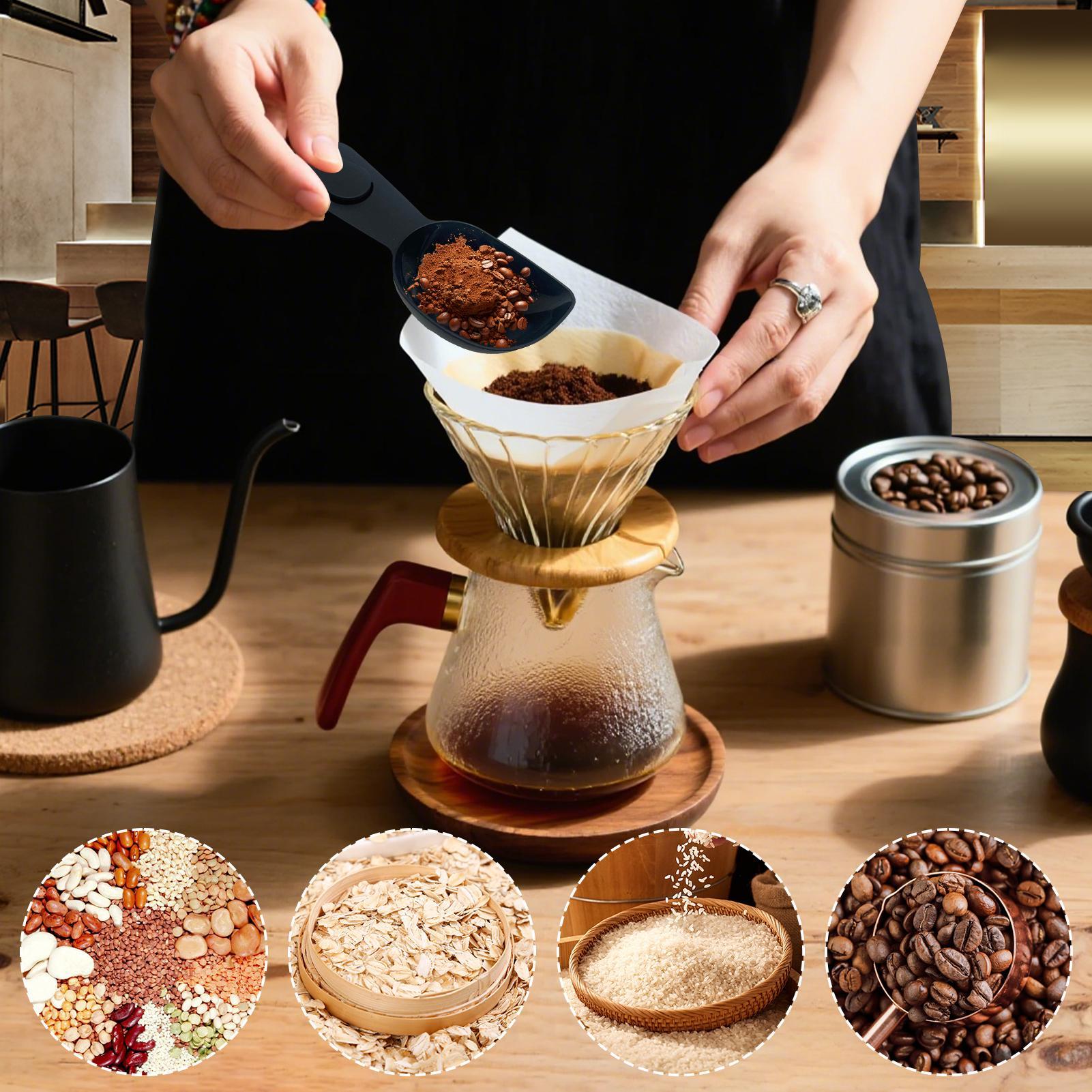 Łyżka do kawy z klipsem, uniwe – Coffee Tea And Bean Leaf recenzja i cena