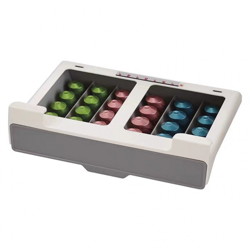 Półka na kapsułki kawy i herba – Coffee Tea Drawer Organizer recenzja i cena