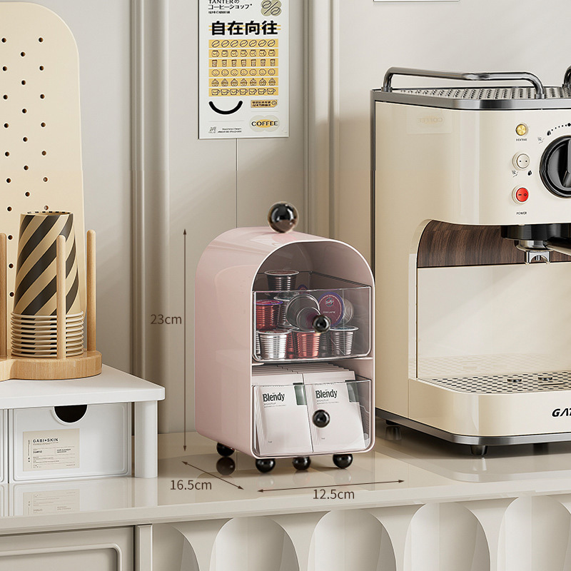 Organizer na kapsułki do kawy, – Coffee Tea Drawer Organizer recenzja i cena