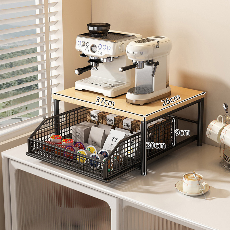 Półka na ekspres do kawy z wys – Coffee Tea Drawer Organizer recenzja i cena