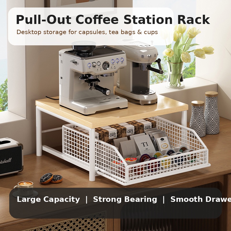 Półka na ekspres do kawy z wys – Coffee Tea Drawer Organizer recenzja i cena